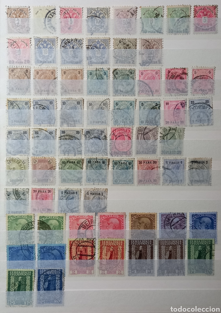 Selos: Colecci&oacute;n de sellos del Correo Austr&iacute;aco en el Impero Turco