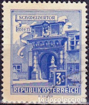 Sellos: 1962 - AUSTRIA - MONUMENTOS - YVERT 958 - Foto 1