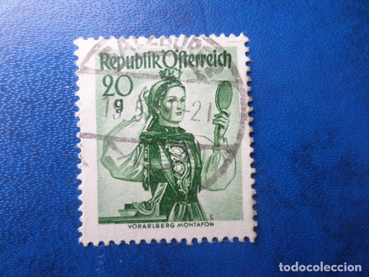 Briefmarken: -austria, 1948, trajes regionales, Yvert 742