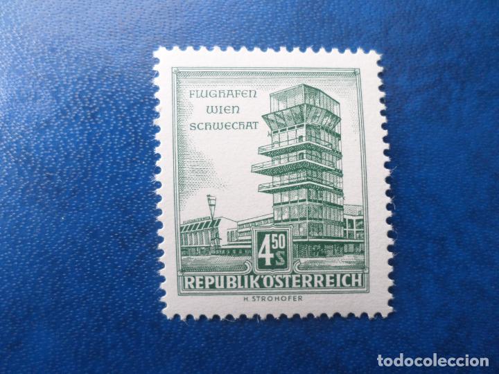 Briefmarken: -austria, 1957, aeropuerto de viena-schwechat, Yvert 873AC
