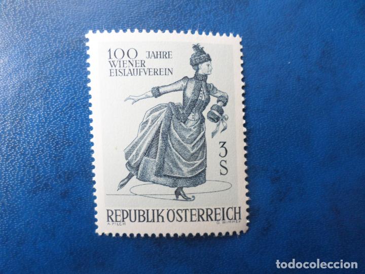 Timbres: .austria, 1967, centenario sociedad vienesa de patinaje sobre hielo, Yvert 1066