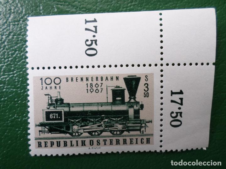 Sellos: .austria, 1967, centenario del ferrocarril de brennet, Yvert 1079 - Foto 1