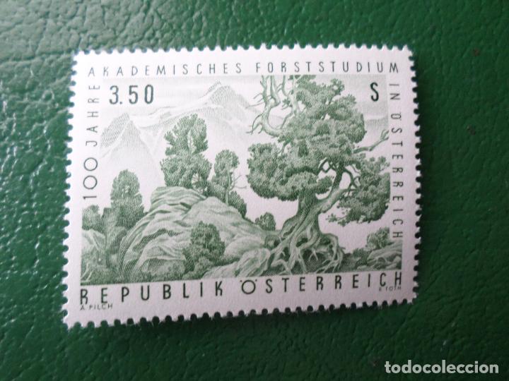 Timbres: .austria, 1967, centenario de los estudios universitarios de silvicultura, Yvert 1084