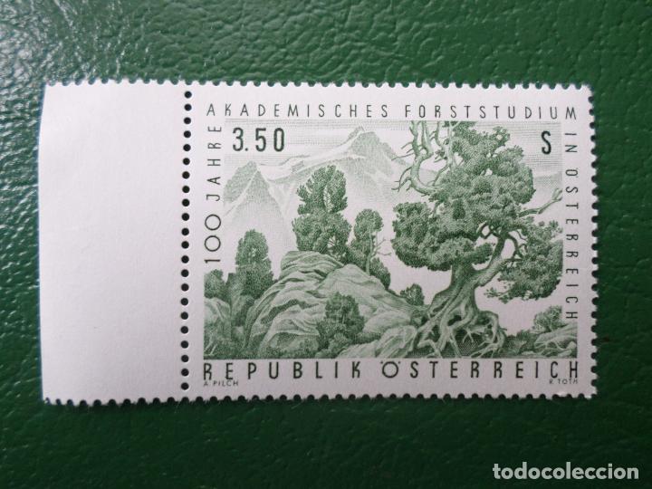 Timbres: .austria, 1967, centenario de los estudios universitarios de silvicultura, Yvert 1084
