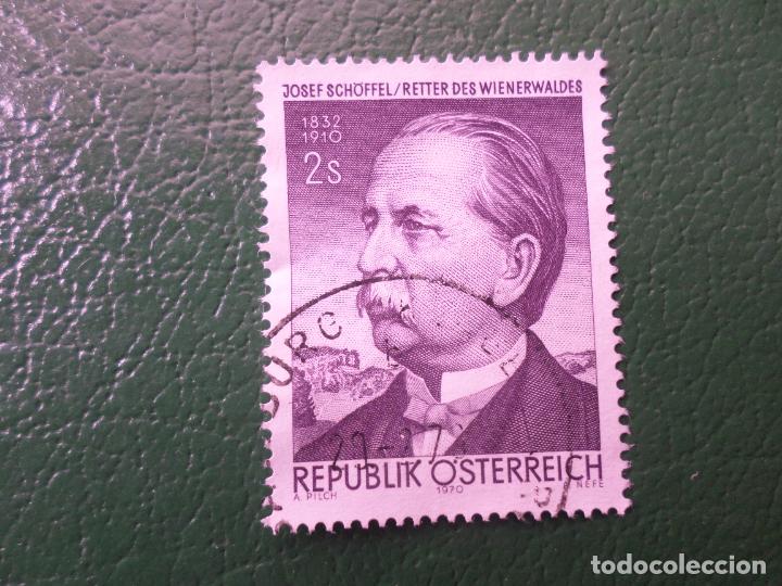 Timbres: .austria, 1970, 60 aniv. muerte de joseph sch&ouml;fel, Yvert 1150