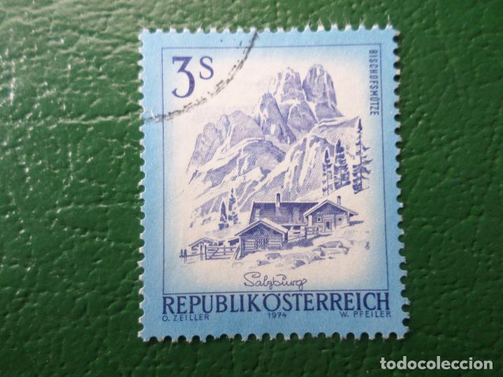 Timbres: .austria, 1974, monte bischofsmutze, Yvert 1272