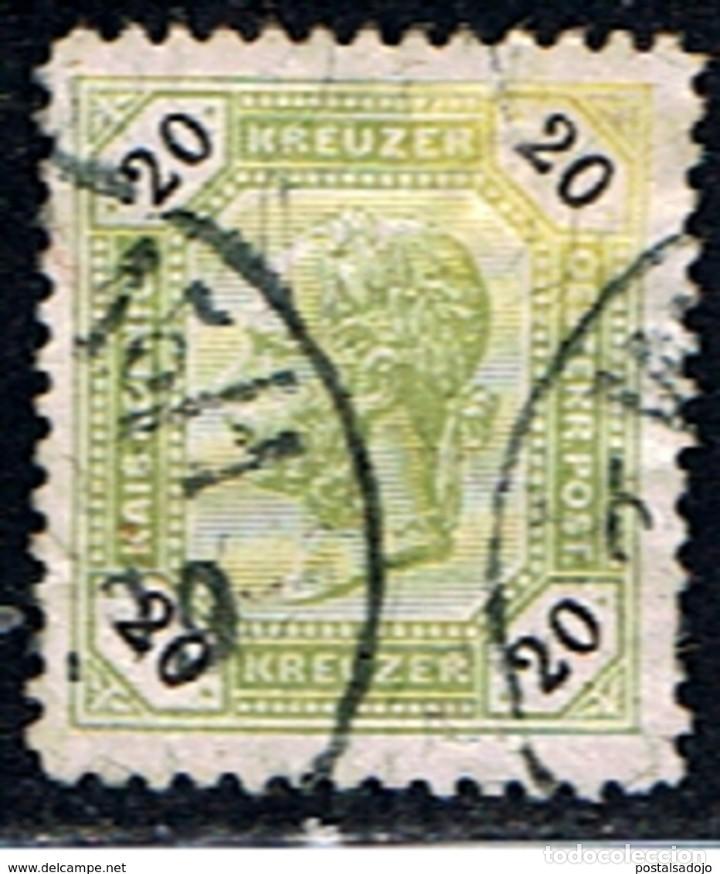 Sellos: AUSTRIA // YVERT 61 // 1891 ... USADO - Foto 1