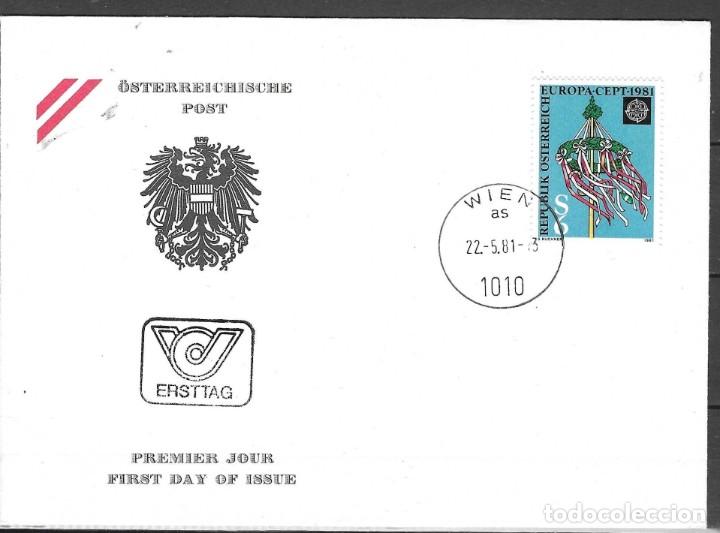 Sellos: FDC AUSTRIA 1981, YT 1500 - Foto 1