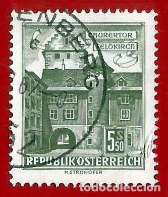 Sellos: AUSTRIA. 1960. PUERTA DE CHUR. FELDKIRCH - Foto 1