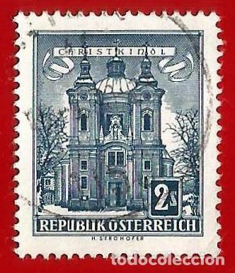 Sellos: AUSTRIA. 1958. IGLESIA DE CHRISTKINDL - Foto 1
