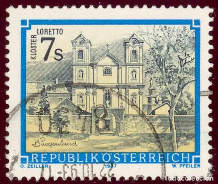 Sellos: Austria. Monasterio del Loreto. 1987. YT-1723. - Foto 1