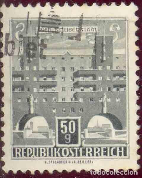 Sellos: Austria. Edificio de Heiligenstadt. 1959. YT-869BA. Usado sin charnela - Foto 1