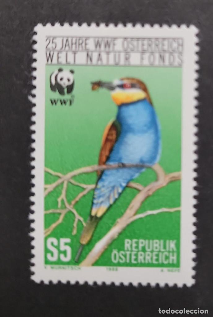 Sellos: SO) AUSTRIA, WWF, AVE, BIRD - Foto 1