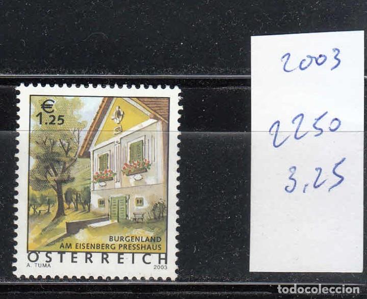 Sellos: AUSTRIA 2003 - SERIE BASICA - YVERT 2250 - Foto 1