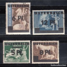 Sellos: AUSTRIA, 1945 YVERT Nº 539 / 542. Lote 348400913