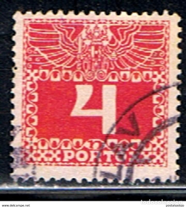Sellos: AUSTRIA // YVERT 36 TASA // 1908-10 ... USADO - Foto 1