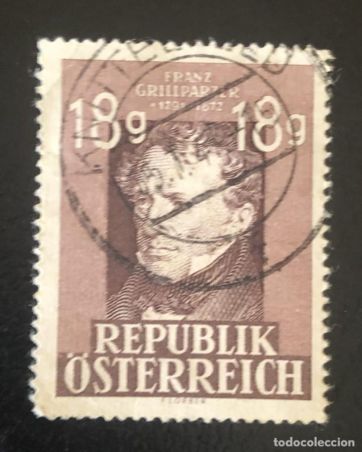 Sellos: AUSTRIA 1947 SCOTT 489 USADO - Foto 1