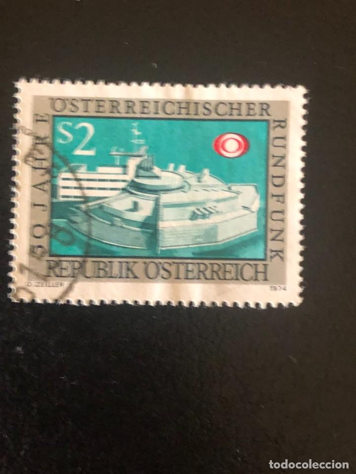 Sellos: AUSTRIA 1974 SCOTT 1002 USADO - Foto 1