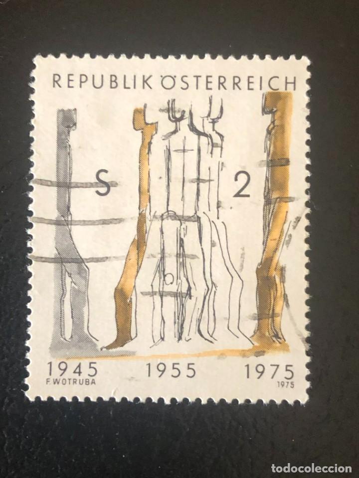 Sellos: AUSTRIA 1975 SCOTT 1014 USADO - Foto 1