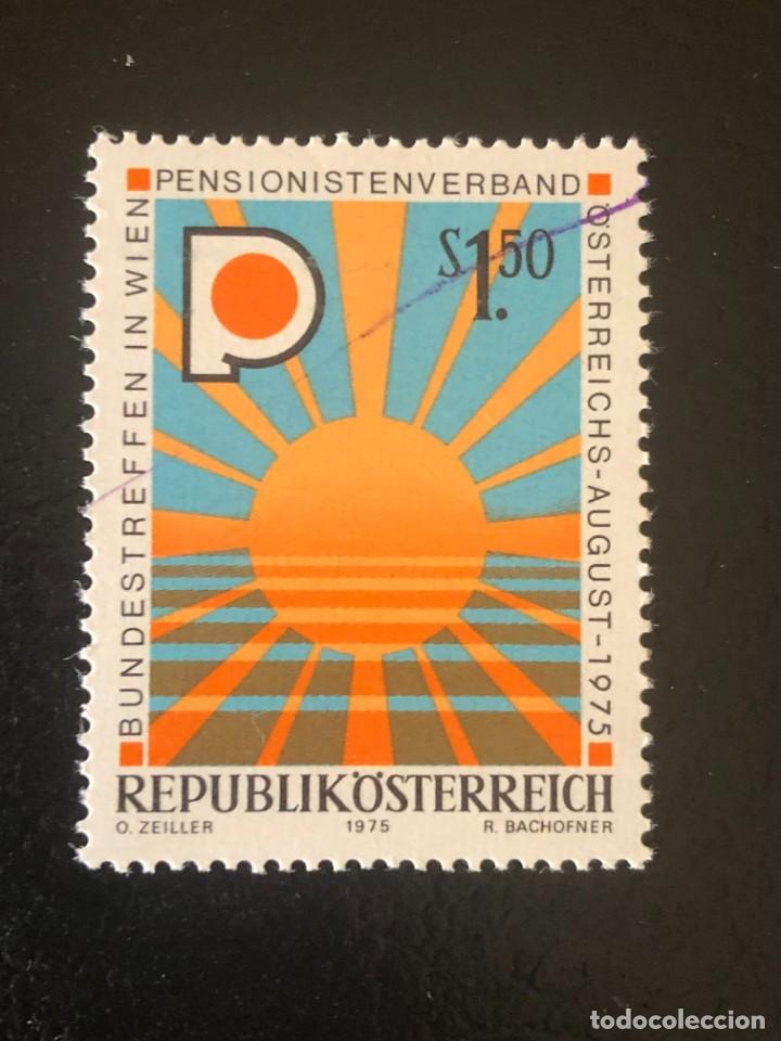Sellos: AUSTRIA 1975 SCOTT 1019 USADO - Foto 1