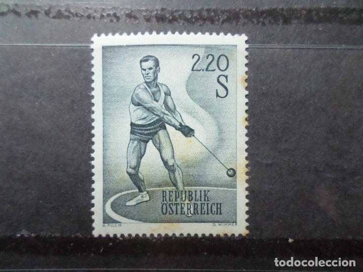 Francobolli: -austria, 1967, deportes, lanzamiento de martillo, Yvert 1076