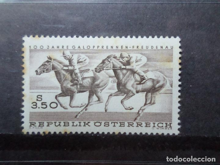 Francobolli: -austria, 1968, centenario carreras hipicas de freudenau, Yvert 1095