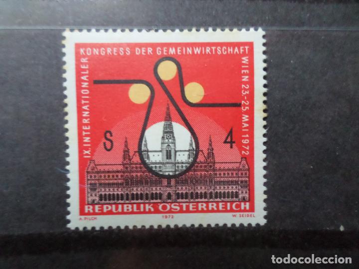 Francobolli: -austria, 1972, IX congreso internacional de la economia colectiva, Yvert 1217
