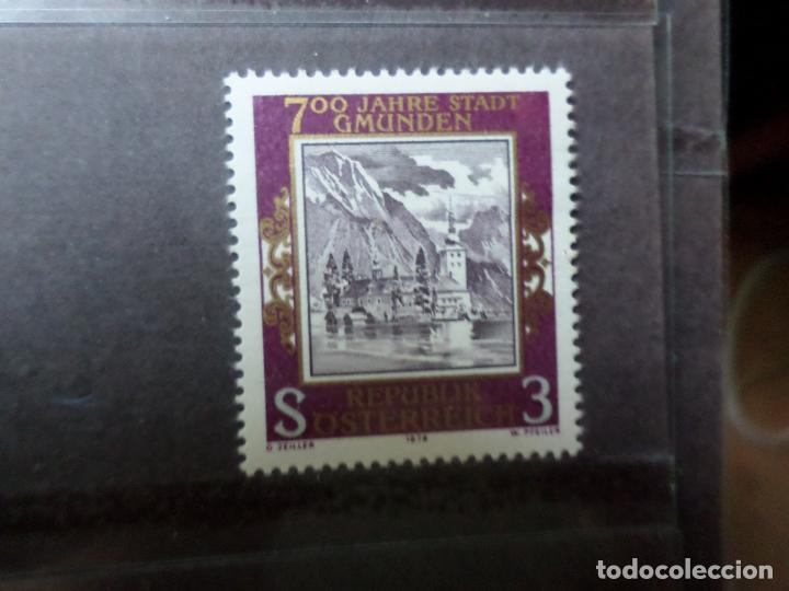 Francobolli: -austria, 1978, 7 centenario de la ciudad de gmunden, castillo de ort, Yvert 1405