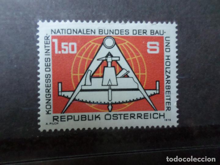 Francobolli: -austria, 1978, congreso federacion de trabajadores de la construccion y la madera, Yvert 1408