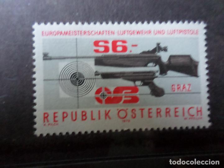 Francobolli: -austria, 1979, campeonatos de europa de tiro con fusil y pistola de aire comprimido, Yvert 1428