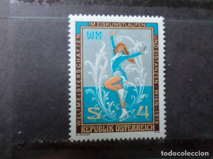 Francobolli: -austria, 1979, campeonato del mundo de patinaje artistico. Yvert 1429