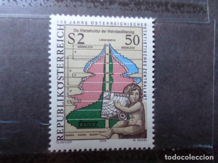 Francobolli: -austria, 1979, 150 aniversario oficina central de estadisticas, Yvert 1436