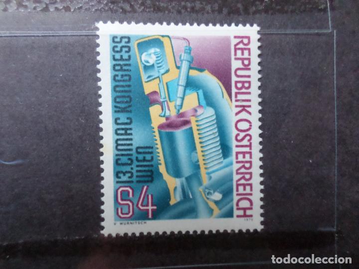 Francobolli: -austria, 1979, 13 congreso internacional de maquinas de combustion, Yvert 1438