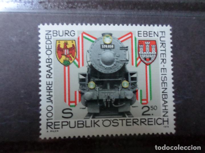 Francobolli: -austria, 1979, centenario ferrocarril de raab-oedenburg-ebenfurt, Yvert 1456