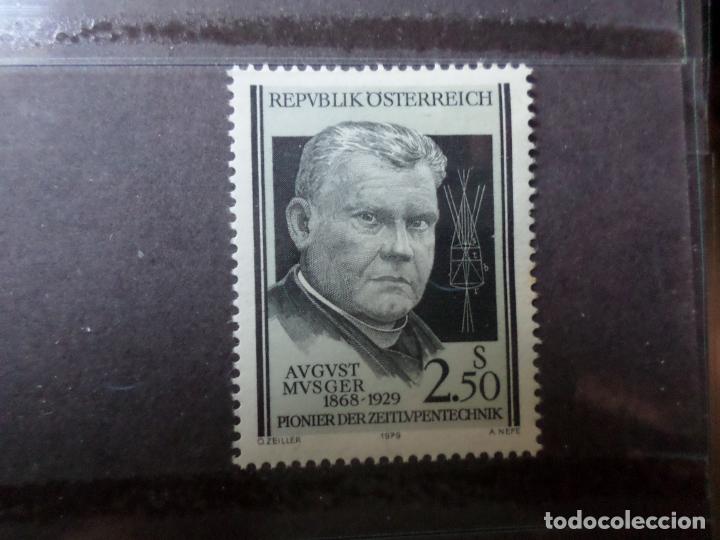 Francobolli: -austria, 1979, 50 aniv. muerte de auguste musger, Yvert 1457