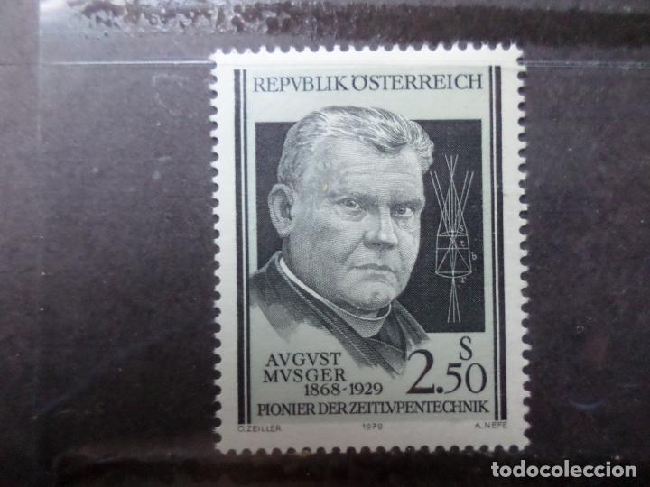 Timbres: -austria, 1979, 50 aniv. muerte de auguste musger, Yvert 1457