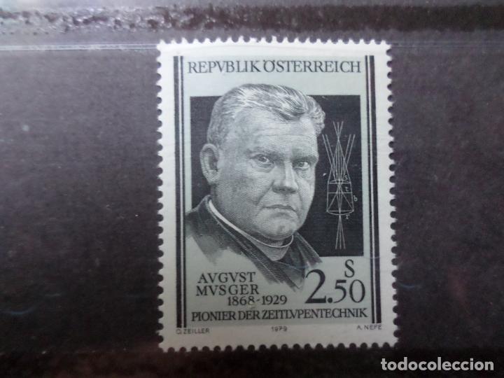 Timbres: -austria, 1979, 50 aniv. muerte de auguste musger, Yvert 1457
