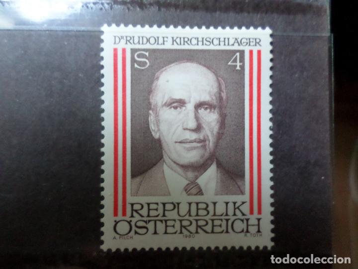 Francobolli: -austria, 1980, 65 aniversario del presidente rudolf kirchschlager, Yvert 1464