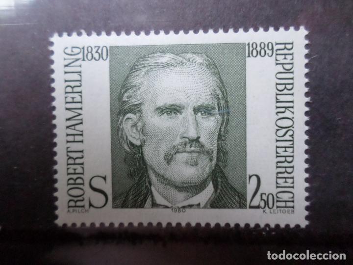 Francobolli: -austria, 1980, 150 aniversario nacimiento de robert hamerling, Yvert 1465