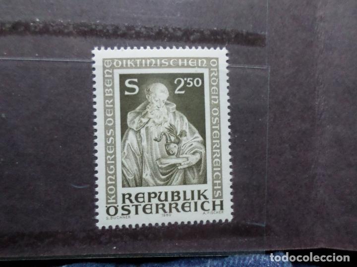 Timbres: -austria, 1980, congreso de la orden benedictina de austria, Yvert 1470