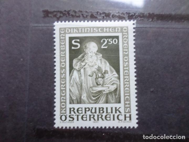Timbres: -austria, 1980, congreso de la orden benedictina de austria, Yvert 1470