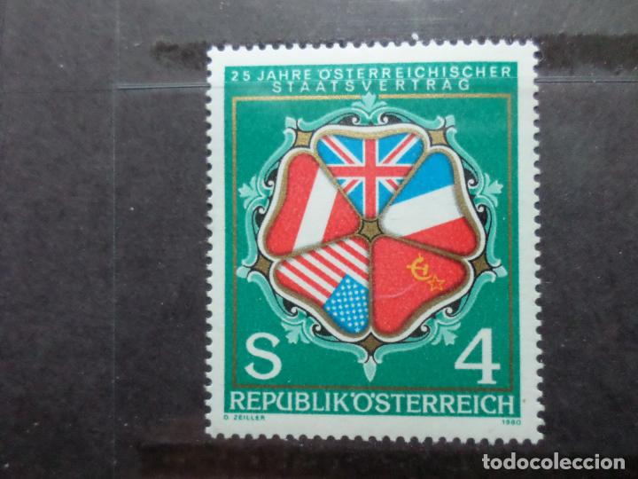 Timbres: -austria, 1980, 25 aniversario conclusion del tratado de estado, Yvert 1471