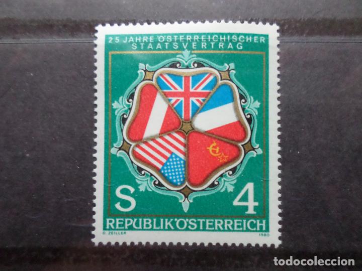 Timbres: -austria, 1980, 25 aniversario conclusion del tratado de estado, Yvert 1471