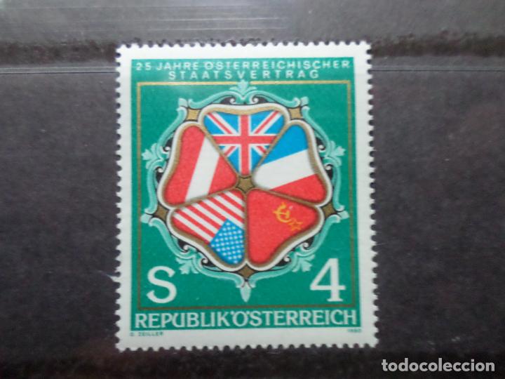 Timbres: -austria, 1980, 25 aniversario conclusion del tratado de estado, Yvert 1471