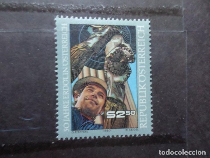 Timbres: -austria, 1980, 50 a&ntilde;os de produccion petrolifera, Yvert 1475