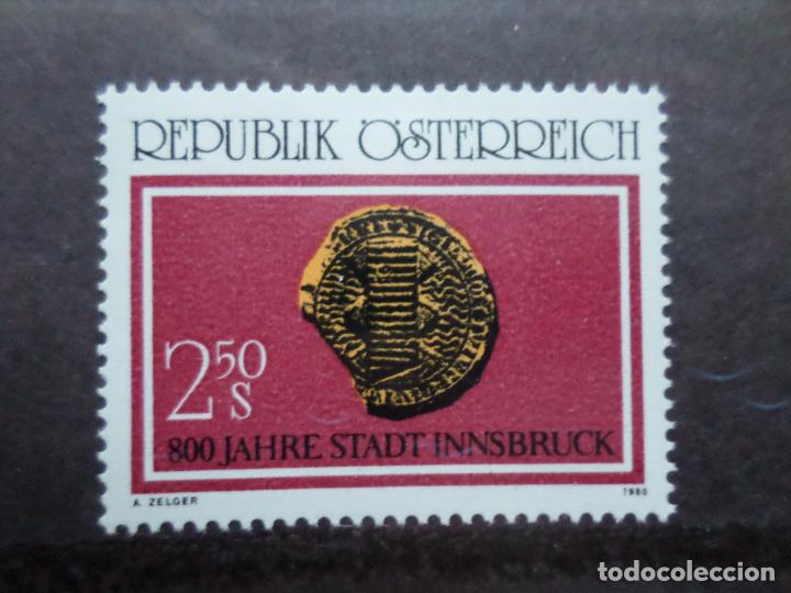 Timbres: -austria, 1980, 800 aniv.concesion del estatuto de ciudad a innsbruck, Yvert 1476