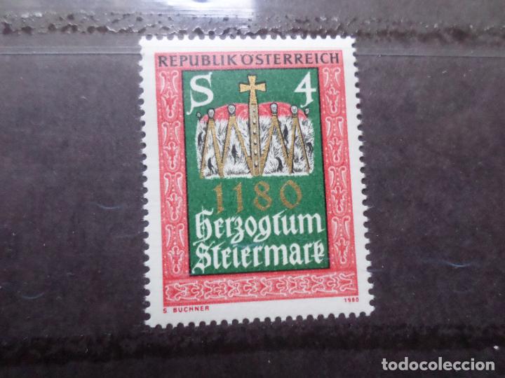 Timbres: -austria, 1980, 800 aniv.concesion del estatuto de ducado a Stryrie, Yvert 1477