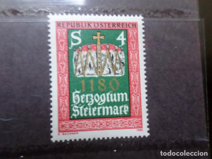 Timbres: -austria, 1980, 800 aniv.concesion del estatuto de ducado a Stryrie, Yvert 1477