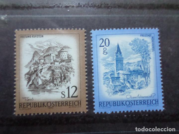 Timbres: -austria, 1980, paisajes, Yvert 1478/79