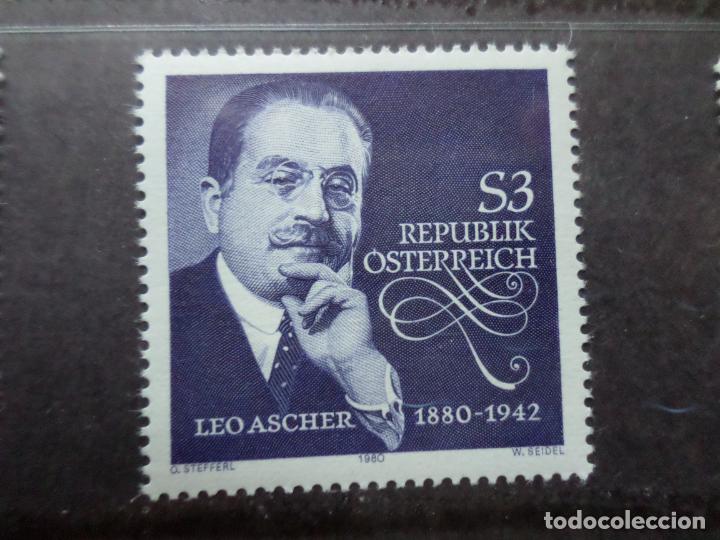 Timbres: -austria, 1980, centenario nacimiento de leo ascher, Yvert 1480